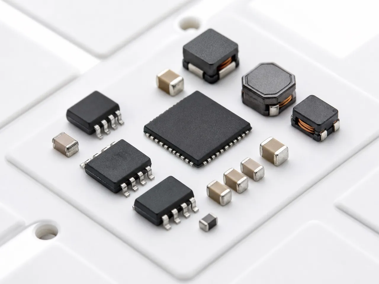 电源管理 IC 与模拟器件库存整理示意