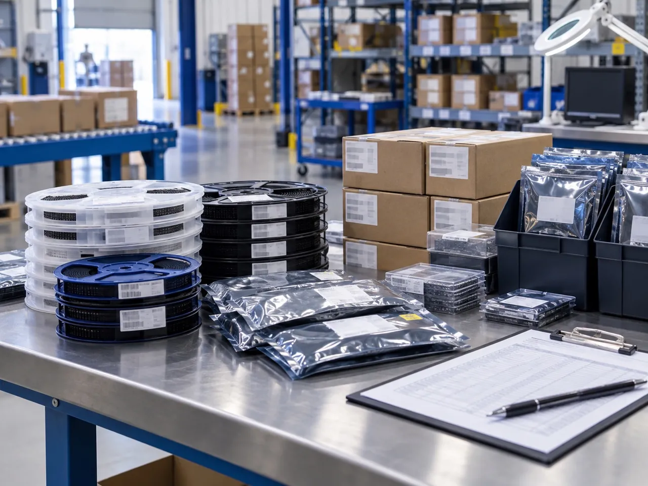 Illustration of surplus electronic inventory information preparation